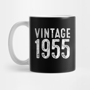 Vintage 1955 65th Birthday Gift 65 Year Old Sixty Five Bday Mug